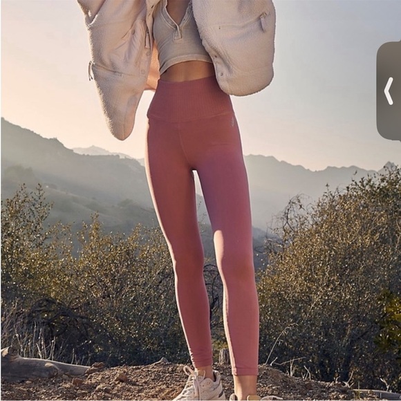 Free People Pants - Free People Movement Good Karma HR Legging Dusty Rose